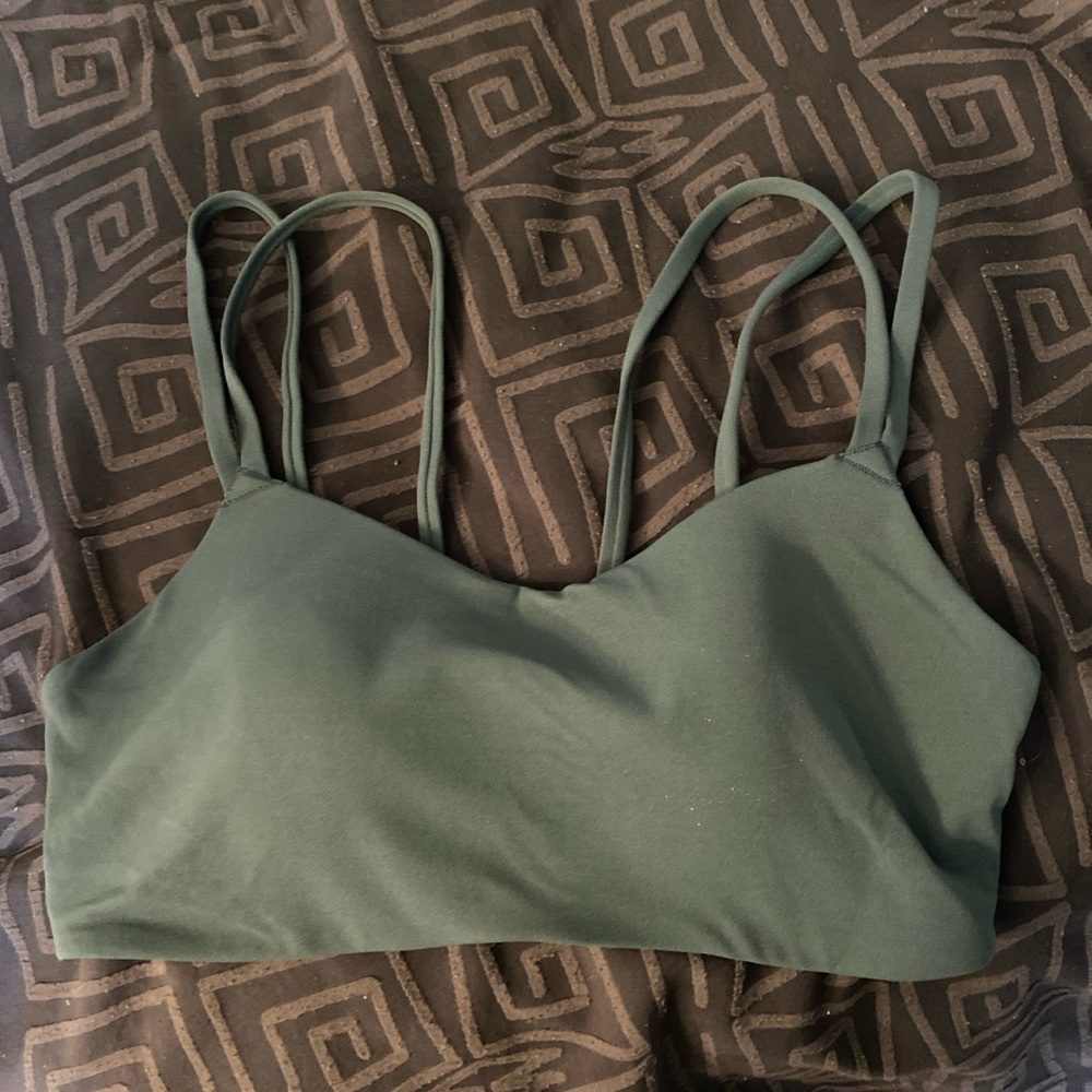 Nike Olive Double Strap Bralette